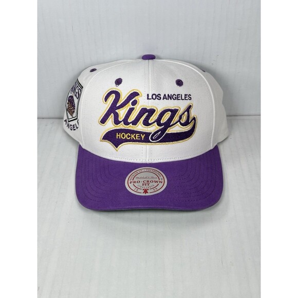 Mitchell & Ness Los Angeles Kings Tail Sweep Pro Vintage Snapback Hat Cap NWT - Picture 1 of 5